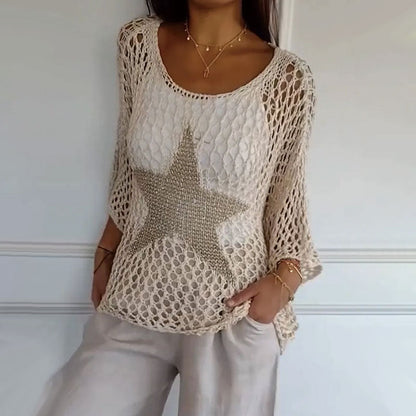 Jiah | Women's Relaxed Starry Top