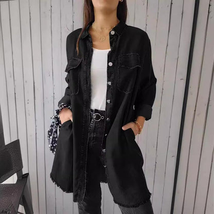 Annelie | Women's Summer Coat with Button Placket