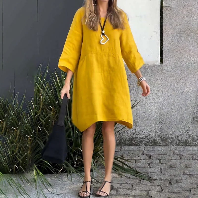 Charmaine | Women's Light Breezy Dress with Round Neck