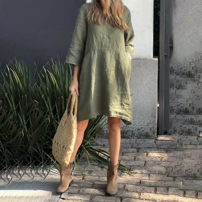Charmaine | Women's Light Breezy Dress with Round Neck