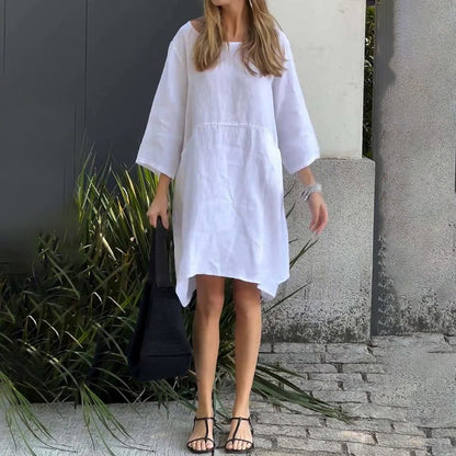 Charmaine | Women's Light Breezy Dress with Round Neck
