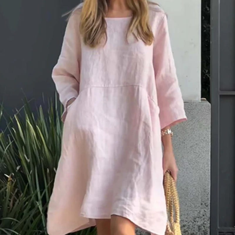 Charmaine | Women's Light Breezy Dress with Round Neck