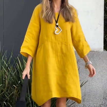 Charmaine | Women's Light Breezy Dress with Round Neck