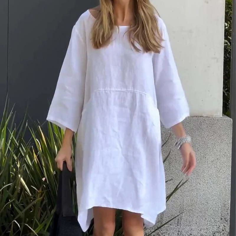 Charmaine | Women's Light Breezy Dress with Round Neck