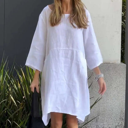 Charmaine | Women's Light Breezy Dress with Round Neck