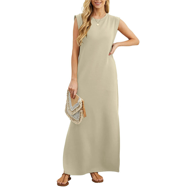 Maliya | Women's Sleeveless Casual Maxi Dress