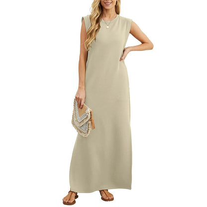 Maliya | Women's Sleeveless Casual Maxi Dress
