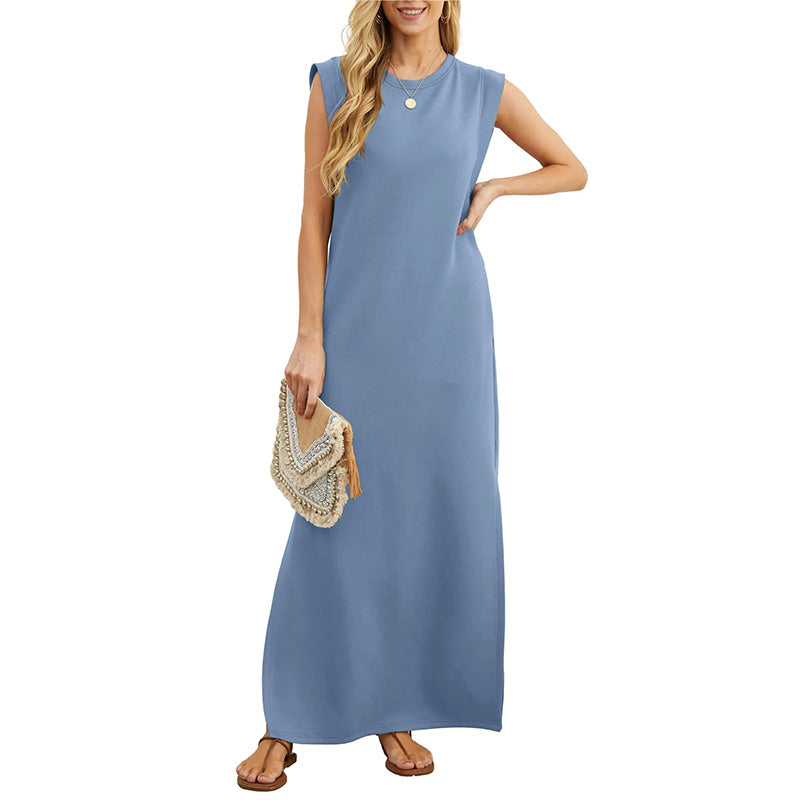 Maliya | Women's Sleeveless Casual Maxi Dress