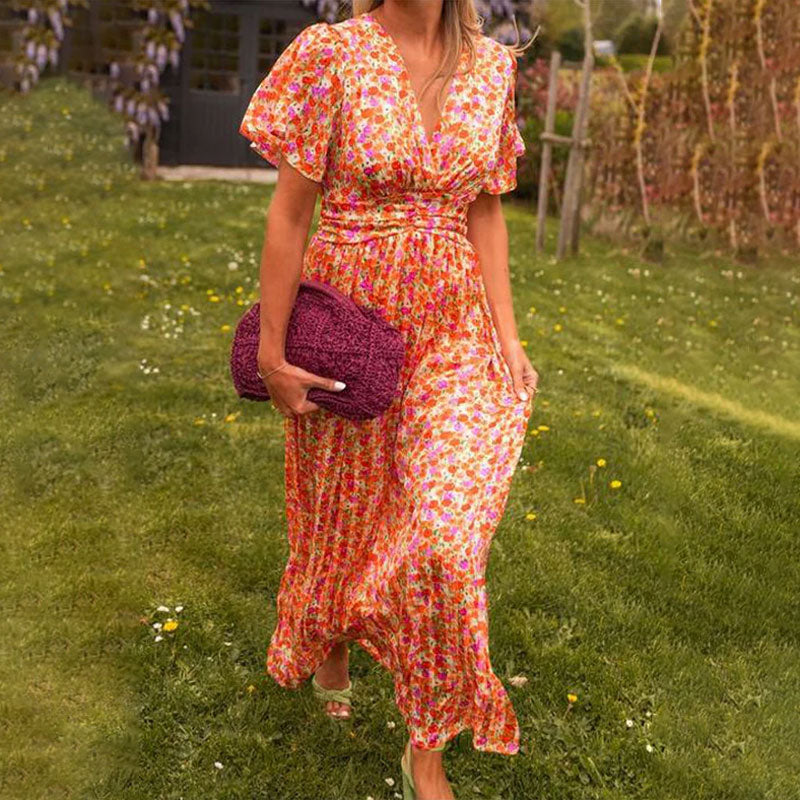 Romy | Women's Summer Dress with V-Neck