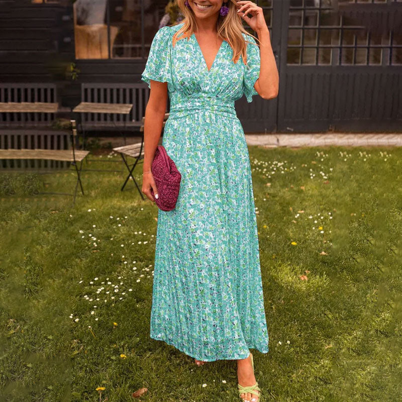 Romy | Women's Summer Dress with V-Neck