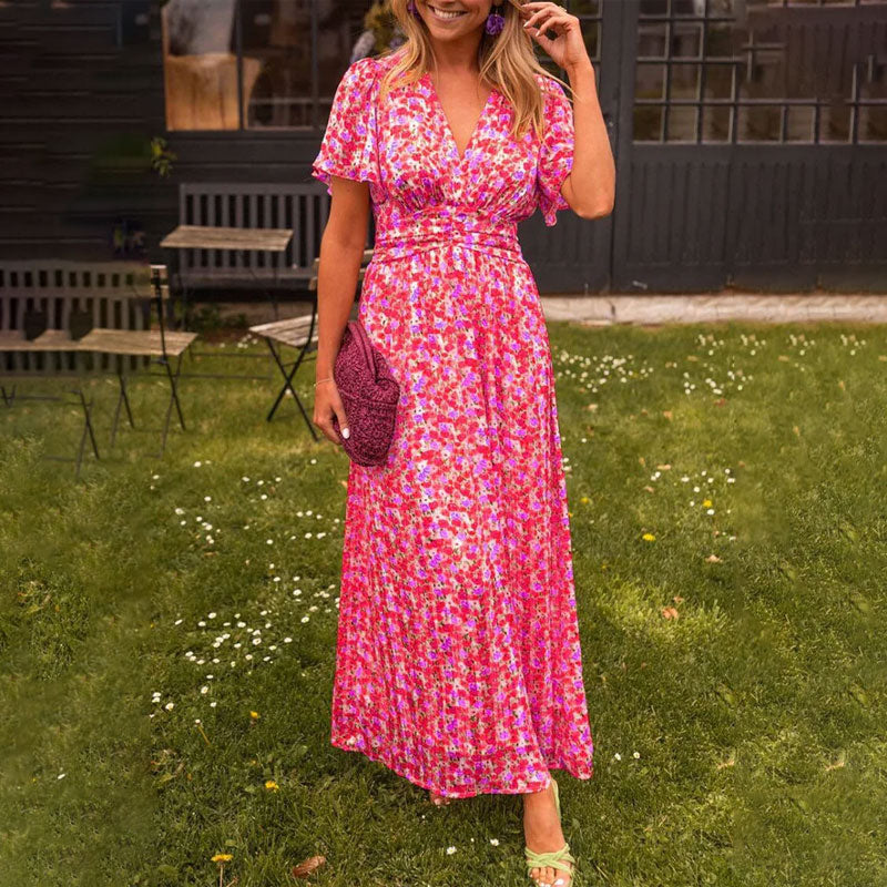 Romy | Women's Summer Dress with V-Neck