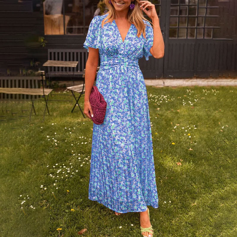 Romy | Women's Summer Dress with V-Neck