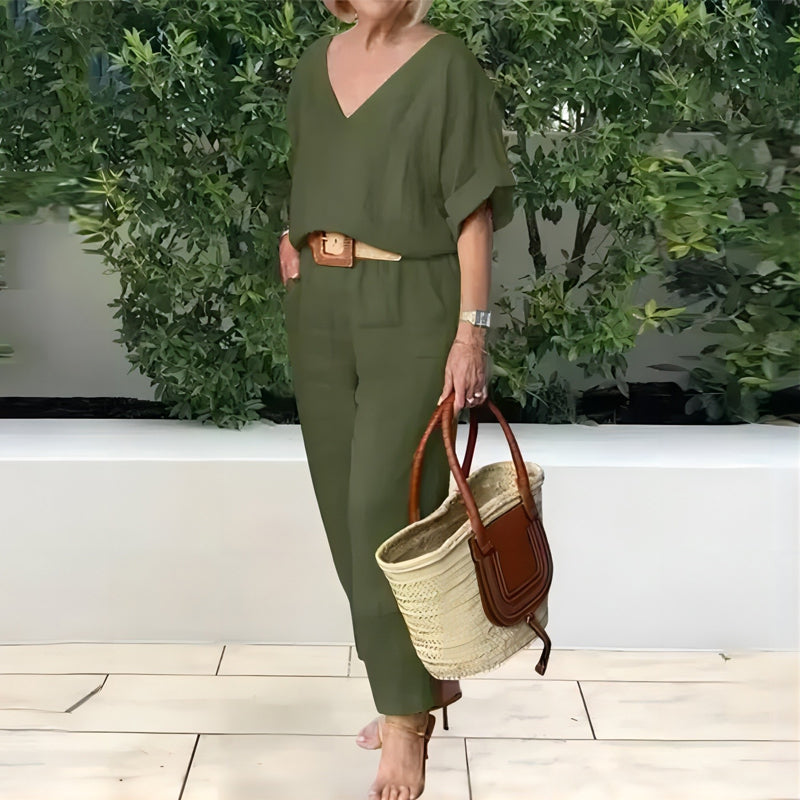 Claire | Women's Luxe Relaxed Two-Piece Outfit