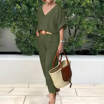 Claire | Women's Luxe Relaxed Two-Piece Outfit