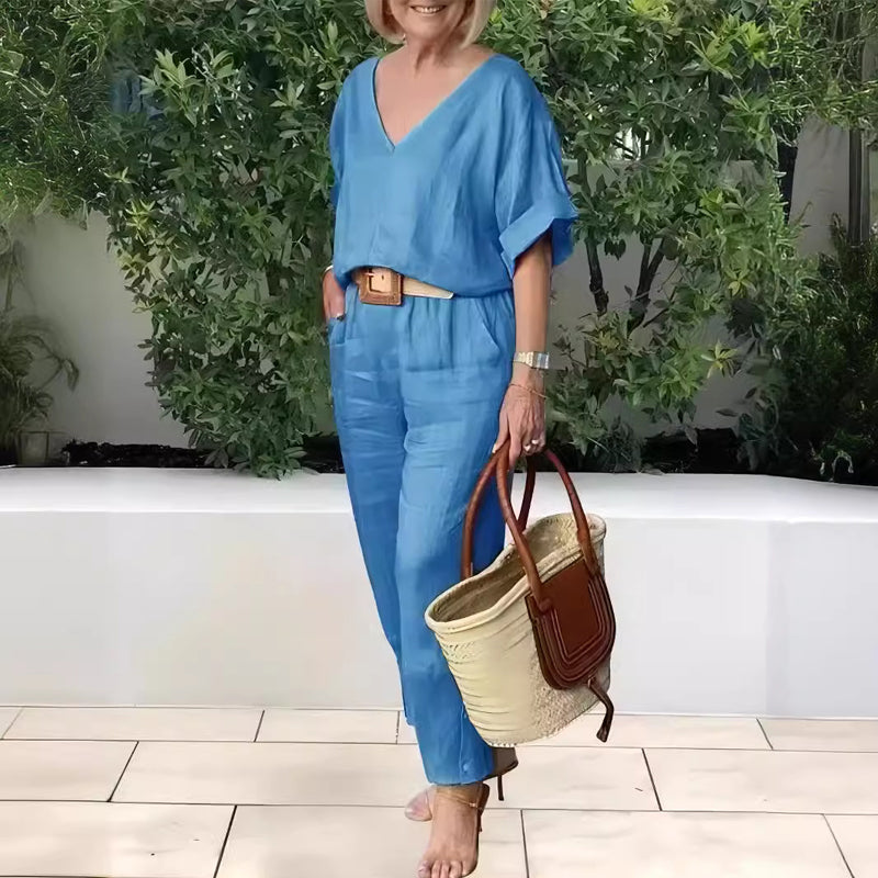 Claire | Women's Luxe Relaxed Two-Piece Outfit