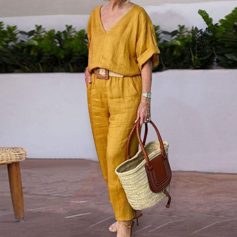 Claire | Women's Luxe Relaxed Two-Piece Outfit