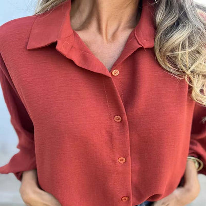 Elysa | Women's Relaxed Elegant Button-Up Blouse