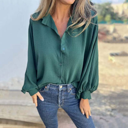 Elysa | Women's Relaxed Elegant Button-Up Blouse