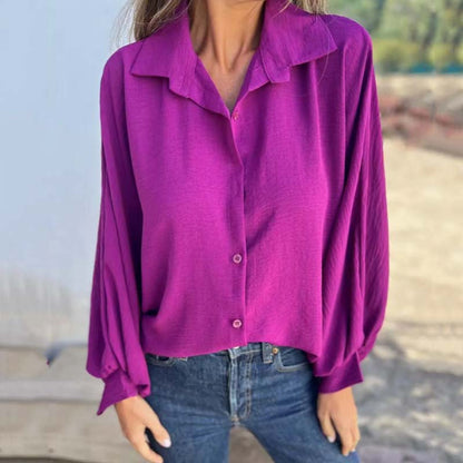 Elysa | Women's Relaxed Elegant Button-Up Blouse