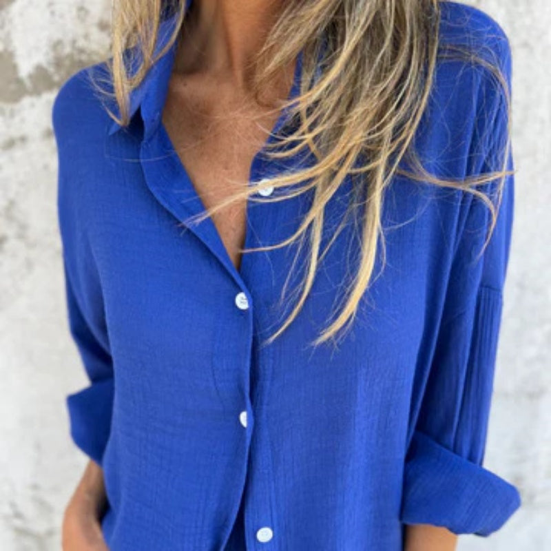 Lyrie | Women's Relaxed Polo Set with Long Sleeve