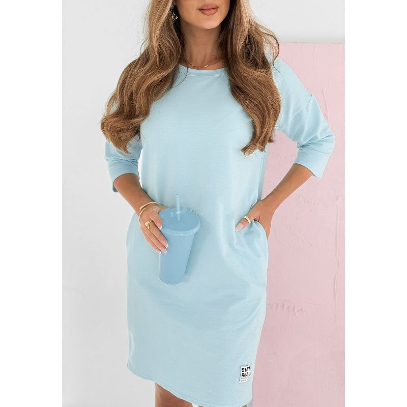 Mira | Women's Dress with 3/4 Sleeves and Pockets