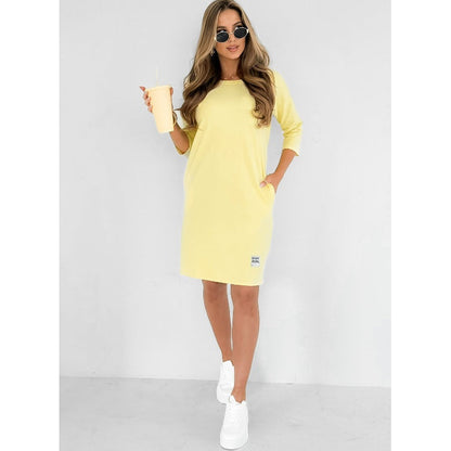 Mira | Women's Dress with 3/4 Sleeves and Pockets