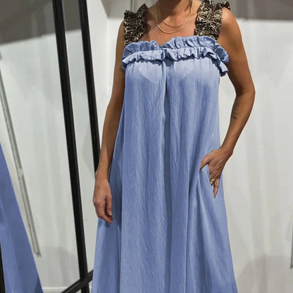 Tabea | Women's Casual Sleeveless Dress with Pockets