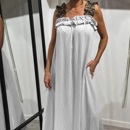 Tabea | Women's Casual Sleeveless Dress with Pockets