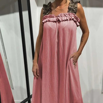 Tabea | Women's Casual Sleeveless Dress with Pockets