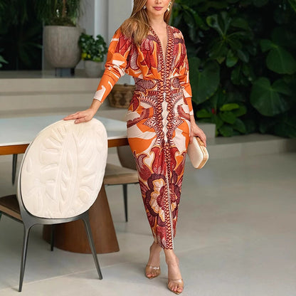 Women's Blysse Chic V-Neck Maxi Dress