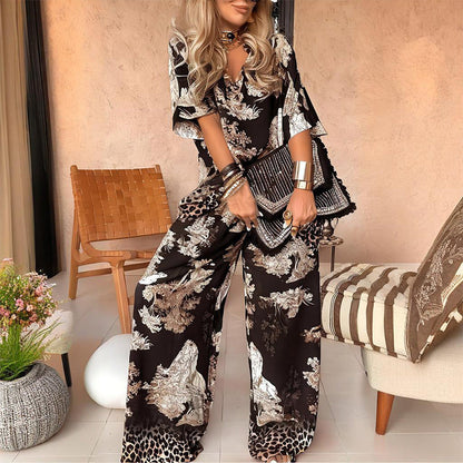 Cora | Women's Printed Chic Two Piece Set