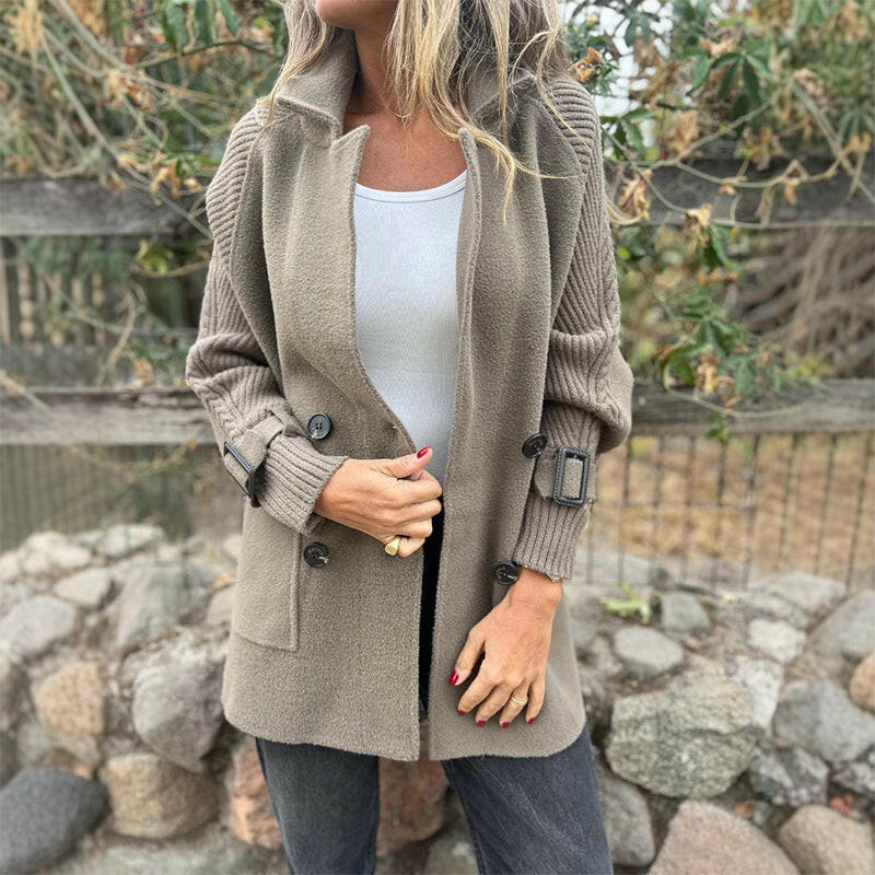 Isola | Women's Mid-Length Double-Breasted Coat