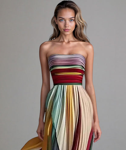 Flora | Women's Sleeveless Coloured Maxi Dress
