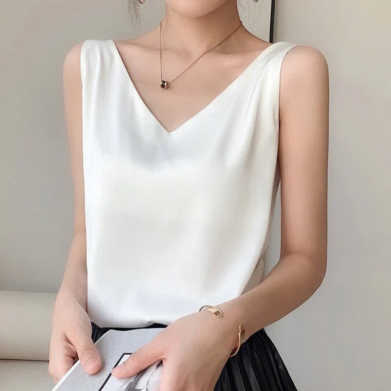 Levoire | Women's Longline Elegant Soft Tank Top