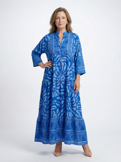 Marielle | Women's Relaxed Button Front Midi Dress