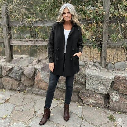 Isola | Women's Mid-Length Double-Breasted Coat