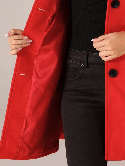 Helena | Women's One-Button Winter Coat