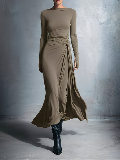Women's Vittoria ❘ Side Knot Maxi Dress