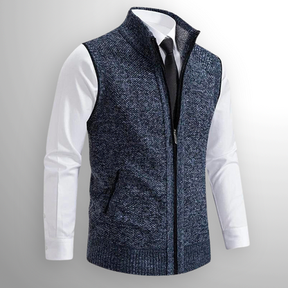Harrison | Men's Full-Zip Pullover Vest with Pockets