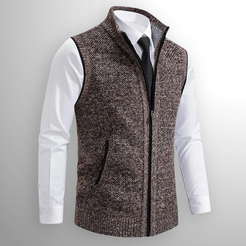 Harrison | Men's Full-Zip Pullover Vest with Pockets