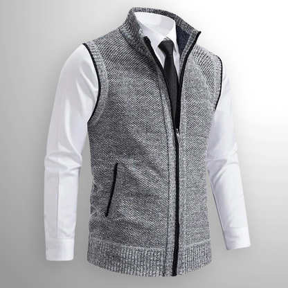 Harrison | Men's Full-Zip Pullover Vest with Pockets