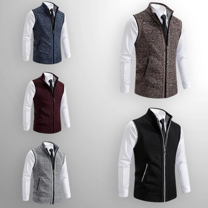 Harrison | Men's Full-Zip Pullover Vest with Pockets