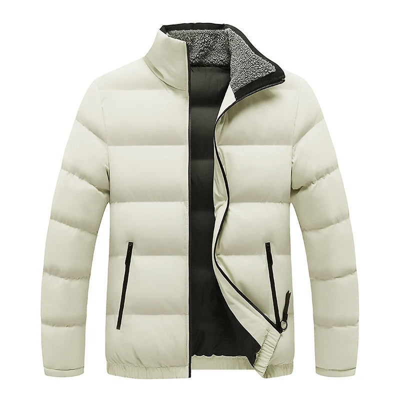 Men's Premium Padded Winter Jacket with Long Sleeve
