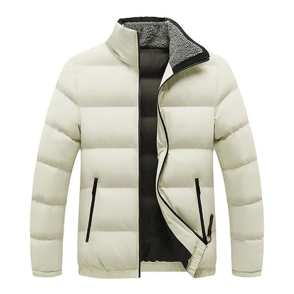 Men's Premium Padded Winter Jacket with Long Sleeve
