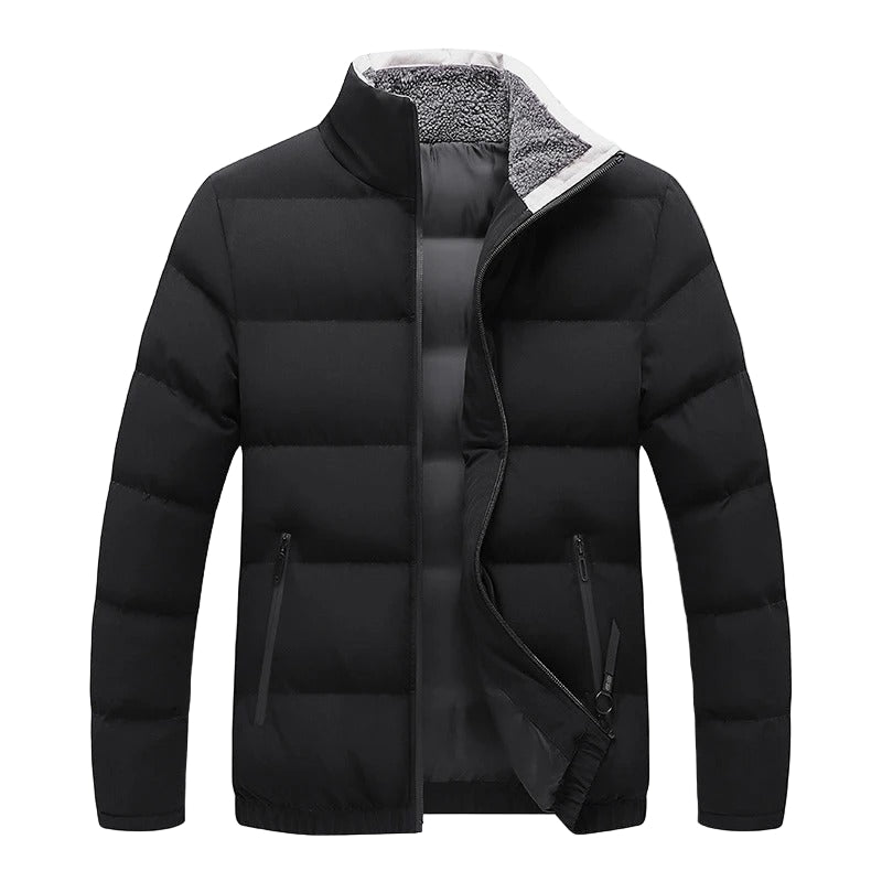 Men's Premium Padded Winter Jacket with Long Sleeve
