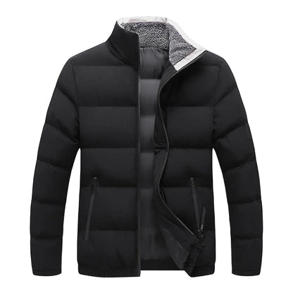 Men's Premium Padded Winter Jacket with Long Sleeve