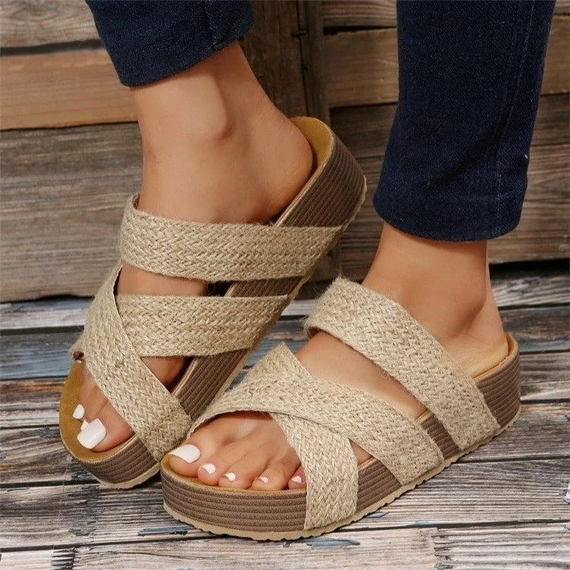 Women's Cushioned Open-Toe Darcey Orthopedic Sandals