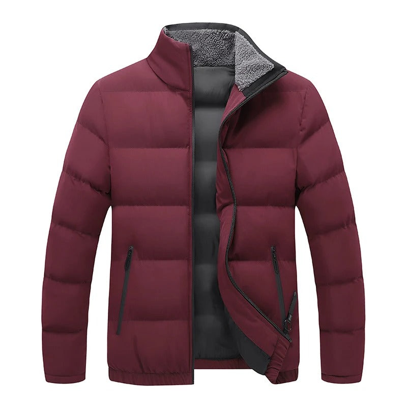 Men's Premium Padded Winter Jacket with Long Sleeve