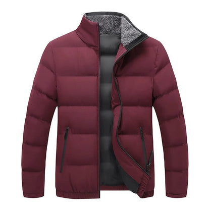 Men's Premium Padded Winter Jacket with Long Sleeve