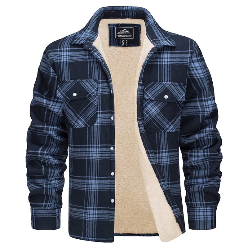 Matteo | Checked Hybrid Jacket with Pockets